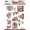 (SB10773)3D Push-Out - Amy Design - Snowy Christmas - Snowy Santa