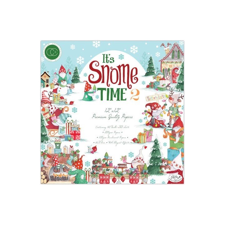 (CCPPAD043)It's Snome Time 2 12x12 Inch Paper Pad