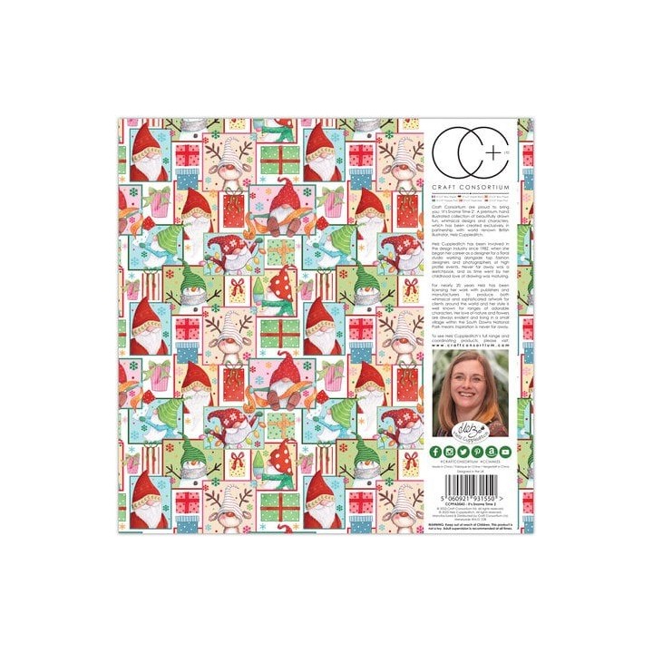 (CCPPAD043)It's Snome Time 2 12x12 Inch Paper Pad