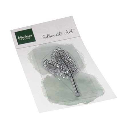 (CS1144)Clear stamp Silhouette Art - Pine