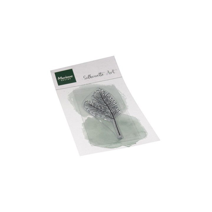 (CS1144)Clear stamp Silhouette Art - Pine