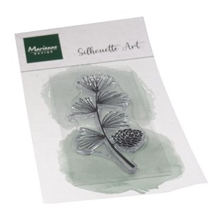 (CS1145)Clear stamp Silhouette Art - Laryx