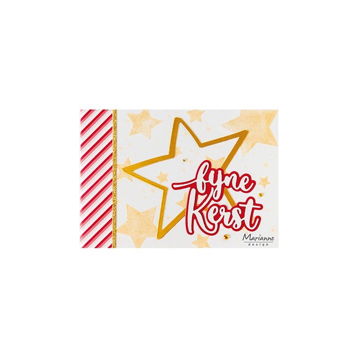 (CS1148)Clear stamp Colorful Silhouette - Basic Stars