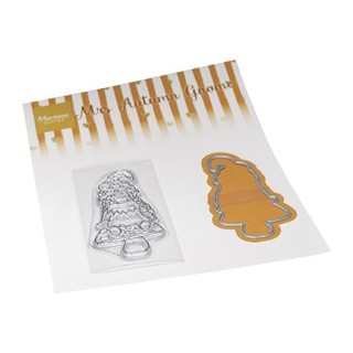 (CS1150)Clear stamp + Dies Mrs. Autumn Gnome