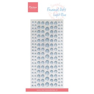 (PL4526)Marianne Design Enamel Dots, Light Blue glitter