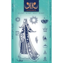 (KK0019)Katkin Krafts Wise Man A5 Clear Stamp Set