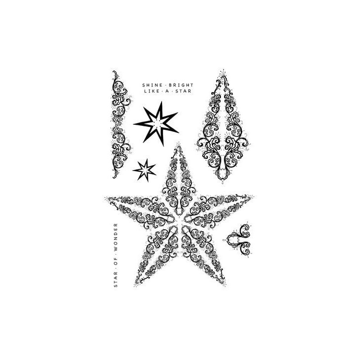 (KK0023)Katkin Krafts Guiding Light A5 Clear Stamp Set