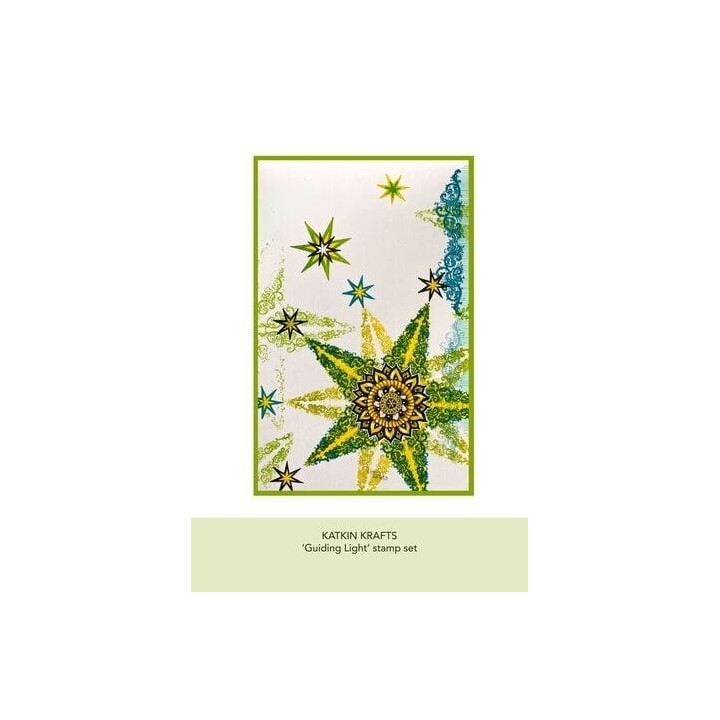 (KK0023)Katkin Krafts Guiding Light A5 Clear Stamp Set