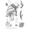 (KK0046)Katkin Krafts Wisdom Owl A5 Clear Stamp Set
