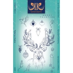 (KK0047)Katkin Krafts Antlers A5 Clear Stamp Set
