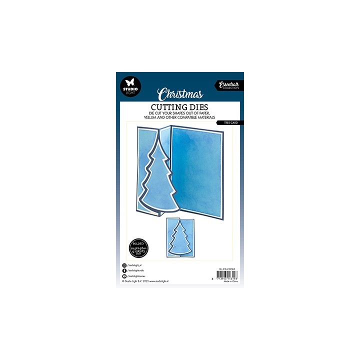 (SL-ES-CD563)Studio Light SL Tree card Essentials nr.563