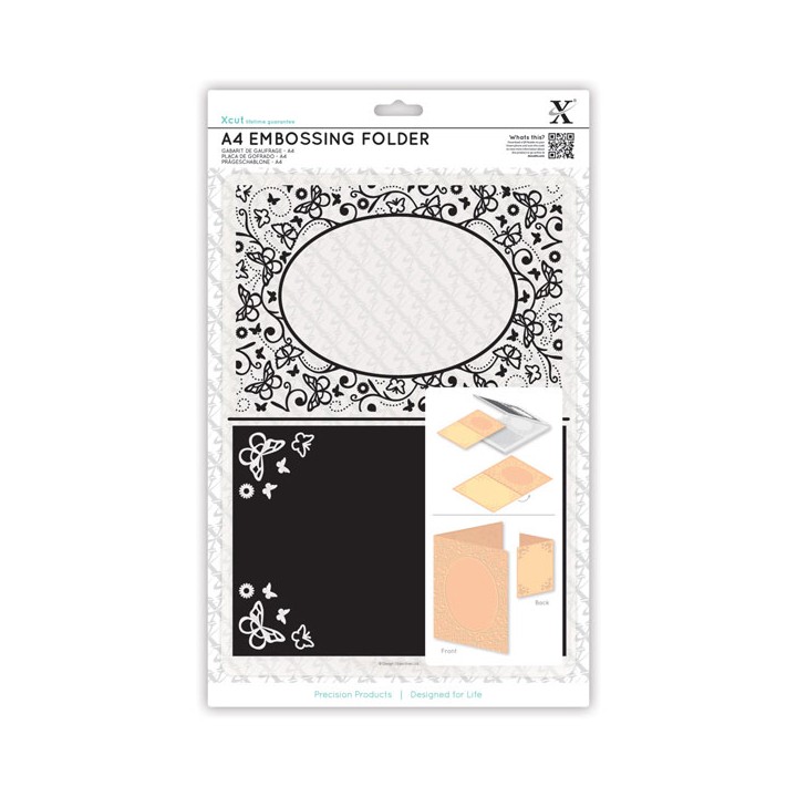 (XCU515133)Xpress embossing folder A4 Butterfly Aperture