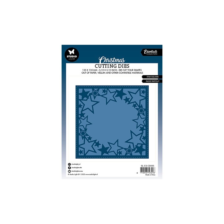 (SL-ES-CD565)Studio Light SL Star square Essentials nr.565