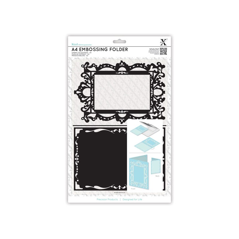 (XCU515131)Xpress embossing folder A4 Ornate Frame