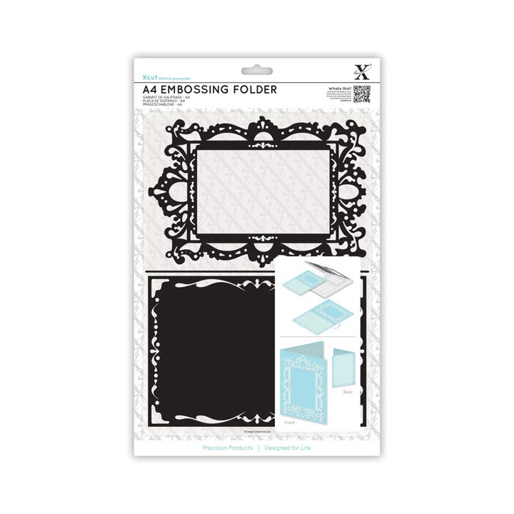 (XCU515131)Xpress embossing folder A4 Ornate Frame
