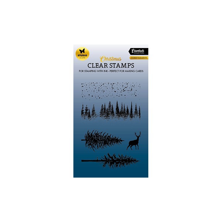 (SL-ES-STAMP479)Studio light SL Clear stamp Forest elements Essentials nr.479
