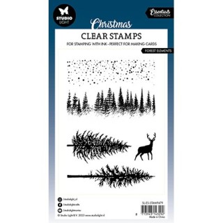 (SL-ES-STAMP479)Studio light SL Clear stamp Forest elements Essentials nr.479