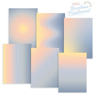 (GRO-AC-42003-XX)Groovi RAINBOW - PARCHMENT - CALIFORNIA SUNSET A4
