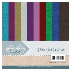 (CDEGPA10001)Card Deco Essentials - Glitterkarton Assorti