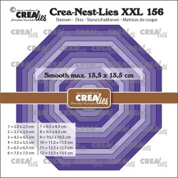 (CLNestXXL156)Crealies Crea-Nest-Lies XXL Octagon Smooth