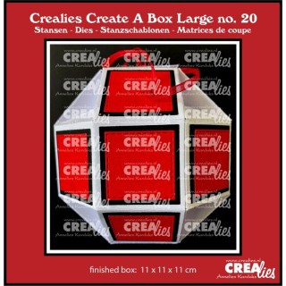 (CCABL20)Crealies Create A Box Large Disco ball