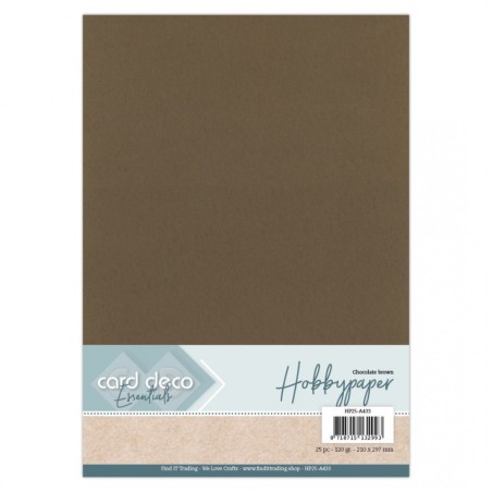 (HP25-A433)Card Deco Essentials - Hobbypaper - Chocolate brown