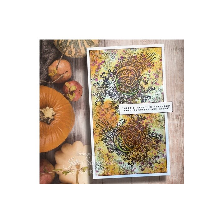 (KK0054)Katkin Krafts Pumpkin A5 Clear Stamp Set