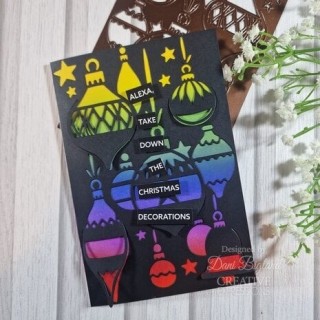 (CEDPC1236)Creative Expressions Cathie Shuttleworth Paper Cuts Cut & Lift Bauble Bliss