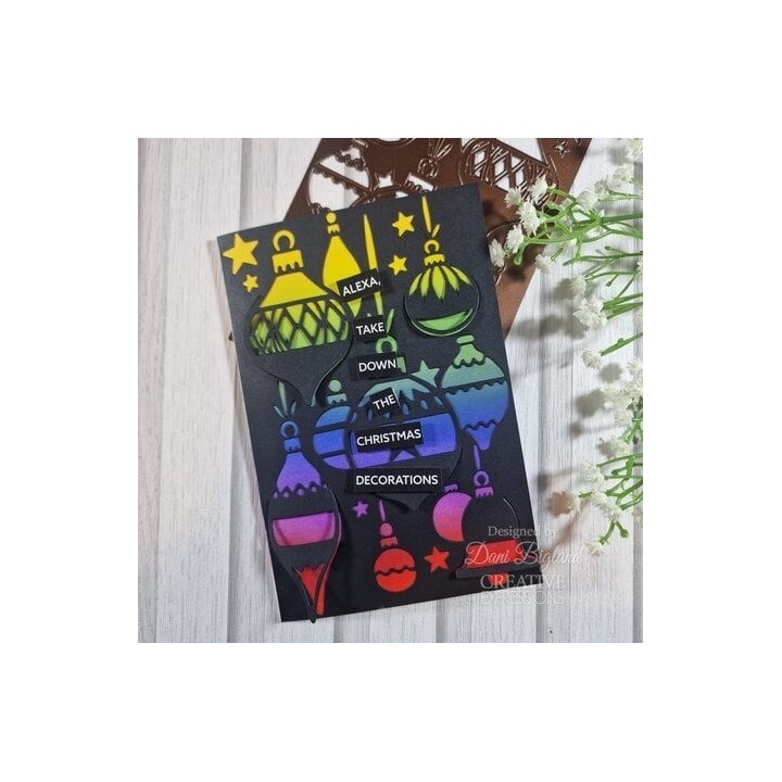 (CEDPC1236)Creative Expressions Cathie Shuttleworth Paper Cuts Cut & Lift Bauble Bliss