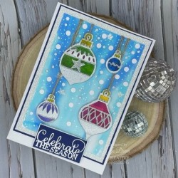 (CEDPC1236)Creative Expressions Cathie Shuttleworth Paper Cuts Cut & Lift Bauble Bliss