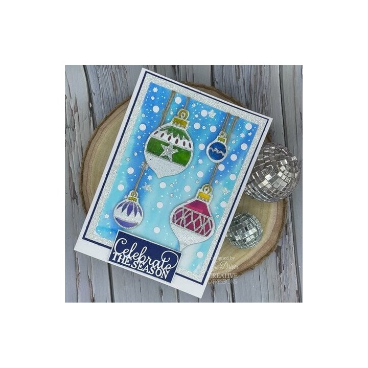 (CEDPC1236)Creative Expressions Cathie Shuttleworth Paper Cuts Cut & Lift Bauble Bliss
