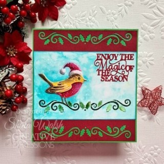 (CEDPC1237)Creative Expressions Cathie Shuttleworth Paper Cuts Cut & Lift Festive Trio