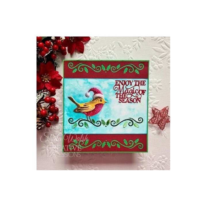 (CEDPC1237)Creative Expressions Cathie Shuttleworth Paper Cuts Cut & Lift Festive Trio