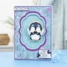 (CC-ST-CA-CBLE)Crafter's Companion Cute Penguin Clear Stamps Christmas Blessings