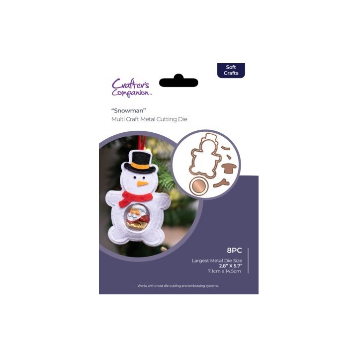 (GEM-MCD-FTW-SNW)Gemini Multi Craft Festive Treat Dies Snowman