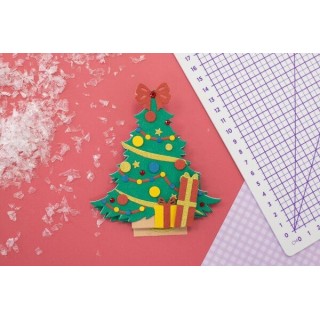 (GEM-STD-CHRICH)Gemini Shaped Card Base Stamp & Die Christmas Cheer