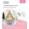 (GEM-STD-GINGBR)Gemini Shaped Card Base Stamp & Die Gingerbread House