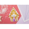 (GEM-STD-GINGBR)Gemini Shaped Card Base Stamp & Die Gingerbread House
