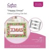 (GEM-MD-ELE-HAXM)Gemini Festive Frames & Sentiments Die Happy Xmas