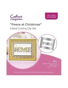 (GEM-MD-ELE-PATC)Gemini Festive Frames & Sentiments Die Peace at Christmas