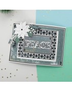 (GEM-MD-ELE-PATC)Gemini Festive Frames & Sentiments Die Peace at Christmas