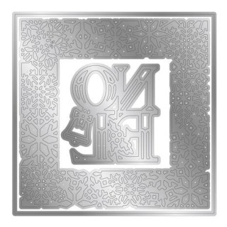 (GEM-MD-ELE-WINO)Gemini Festive Frames & Sentiments Die Winter Noel