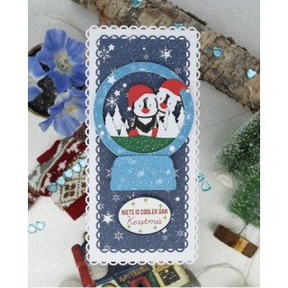 (DBAD10038)Designed By Anna - Mix And Match Cutting Dies - Globe Christmas Trees