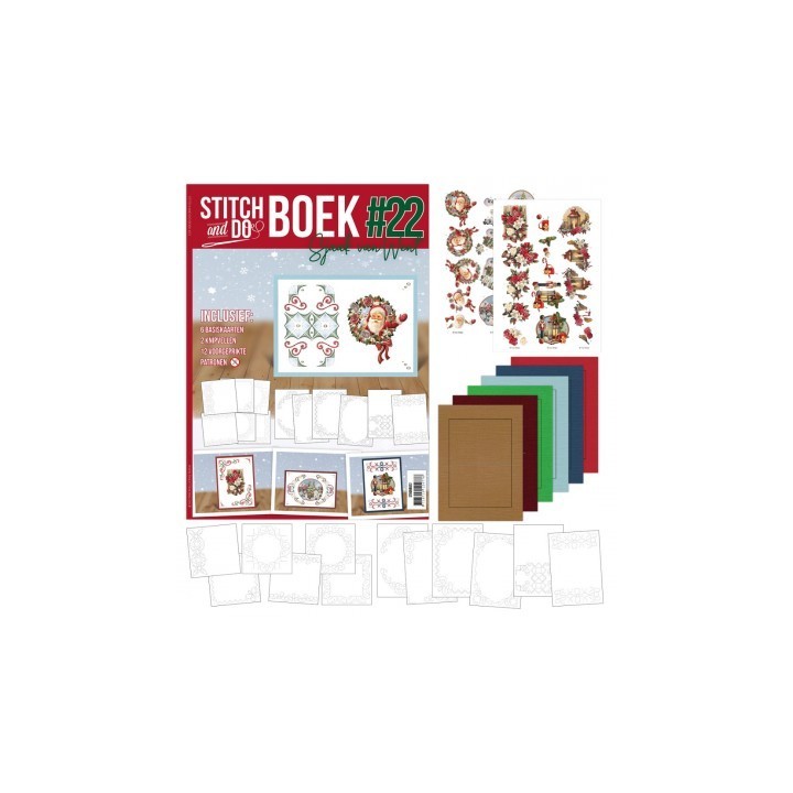 (STDOBB022)Stitch And Do Book 22 - Christmas Vibes
