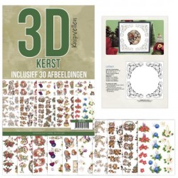 (3DKN10001)3D Knipvellenboek - Kerst 1