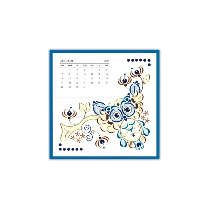 (DODOSP004)Dot And Do Special Calander Set 4 - Owls