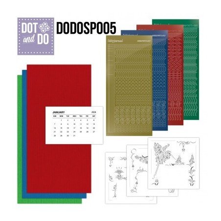 (DODOSP005)Dot And Do Special Calander Set 5 - Graphic Birds