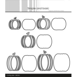 (SBD341)Simple and Basic Pumpkins Cutting Dies
