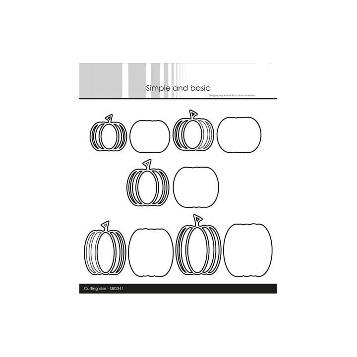 (SBD341)Simple and Basic Pumpkins Cutting Dies