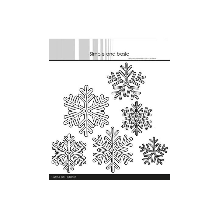 (SBD342)Simple and Basic Snowflakes Cutting Dies
